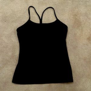 Lululemon black tank sz 10